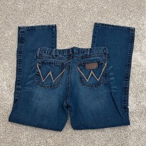 Wrangler Men's Slim Jeans - Dark Blue